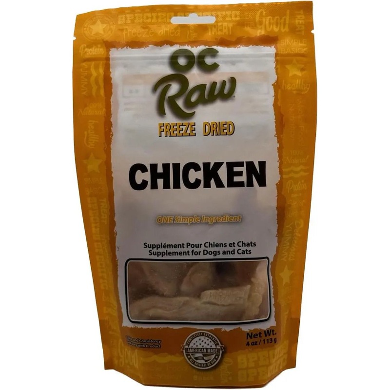 OC Raw Chicken Freeze Dried Dog Treats 4oz