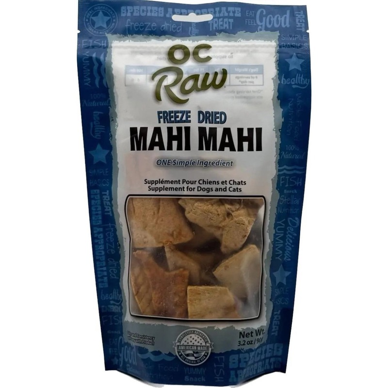 OC Raw Mahi Mahi Freeze Dried Dog Treats 3.2oz