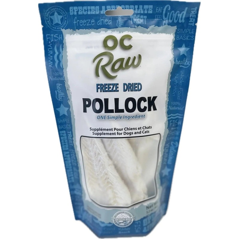 OC Raw Pollock Freeze Dried Dog Treats 3.2oz
