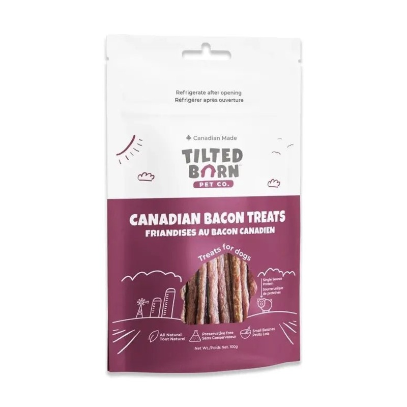 Tilted Barn Pet Canadian Bacon Recipe Dog Treats 3.53oz