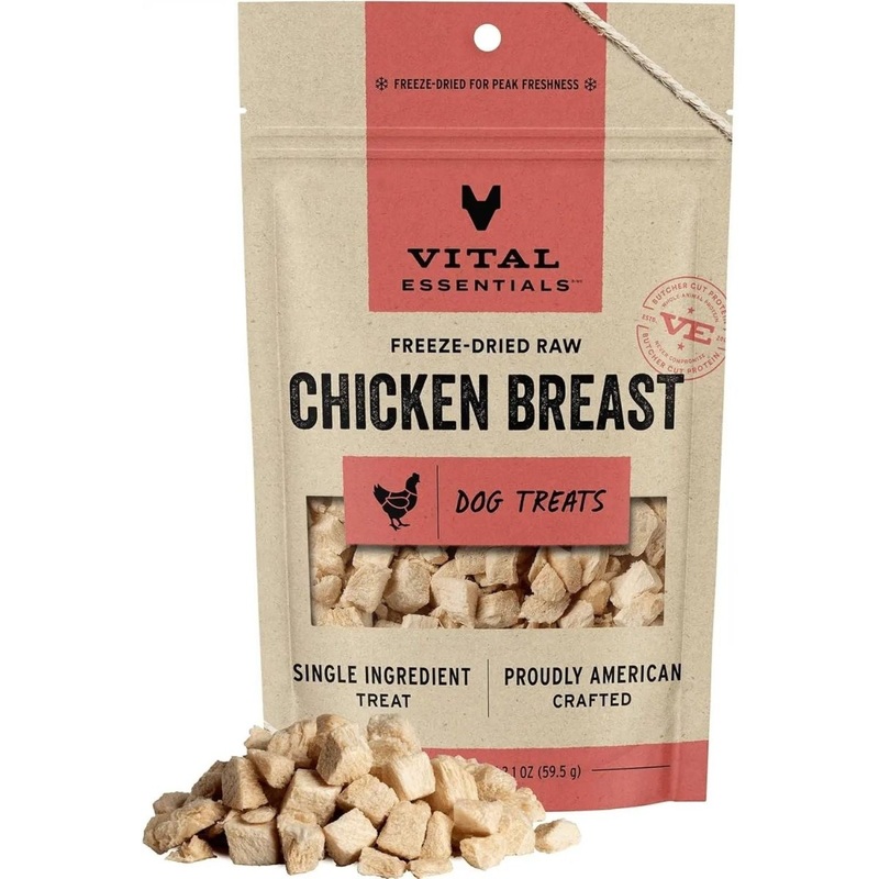 Vital Essentials Freeze-Dried Raw Chicken Breast Dog Treats