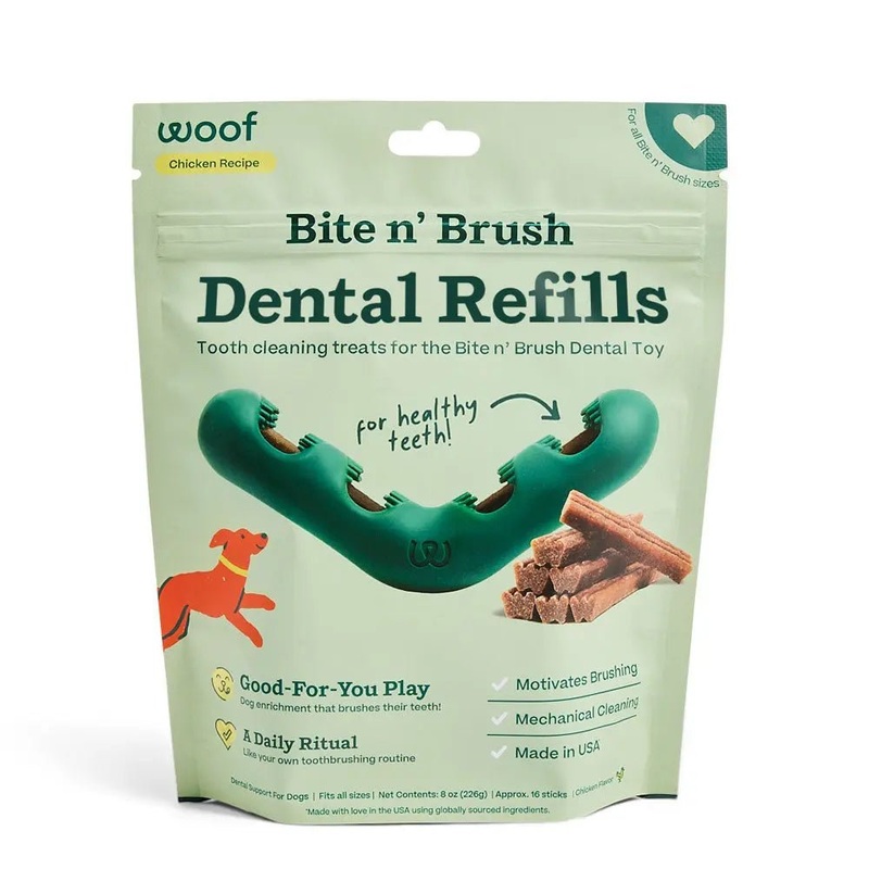Woof Pet Bite n’ Brush Dental Refills