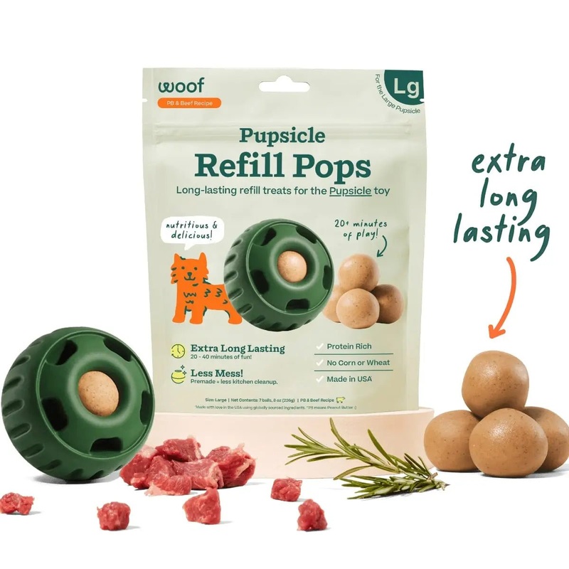 Woof Pet Pupsicle Pops Long Lasting Treats for the Pupsicle