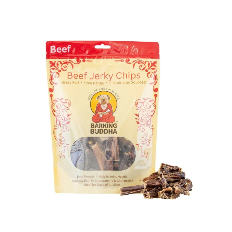Barking Buddha Beef Jerky Chips Dog Treat