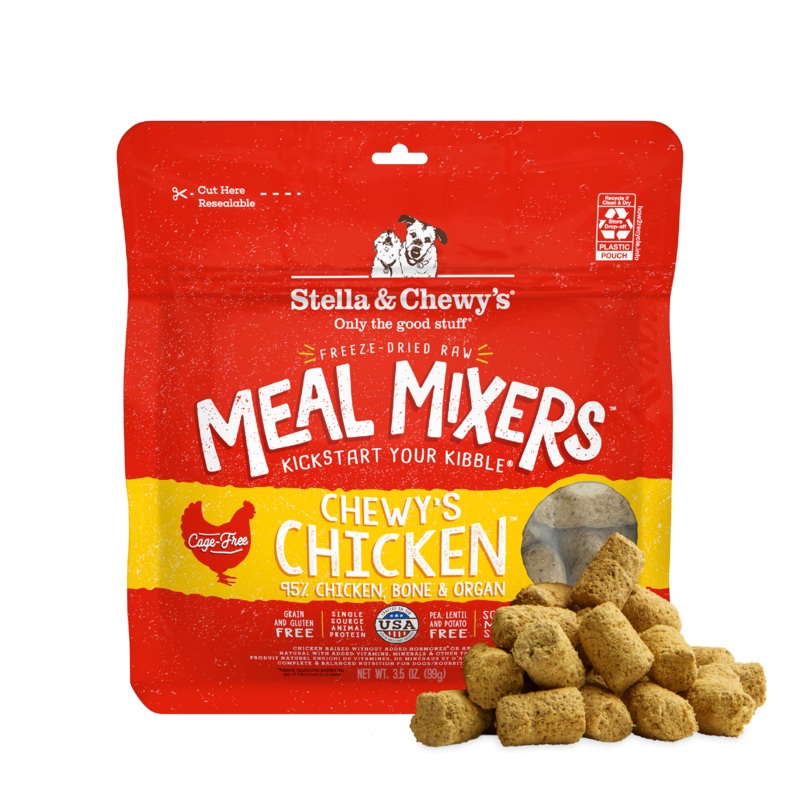 Chewys Chicken Meal Mixers|3.5 oz|8 oz|18 oz|35 oz