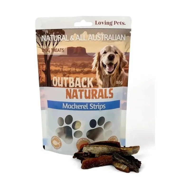 Loving Pets Australia Mackerel Strips Dog Treats 5.64 oz
