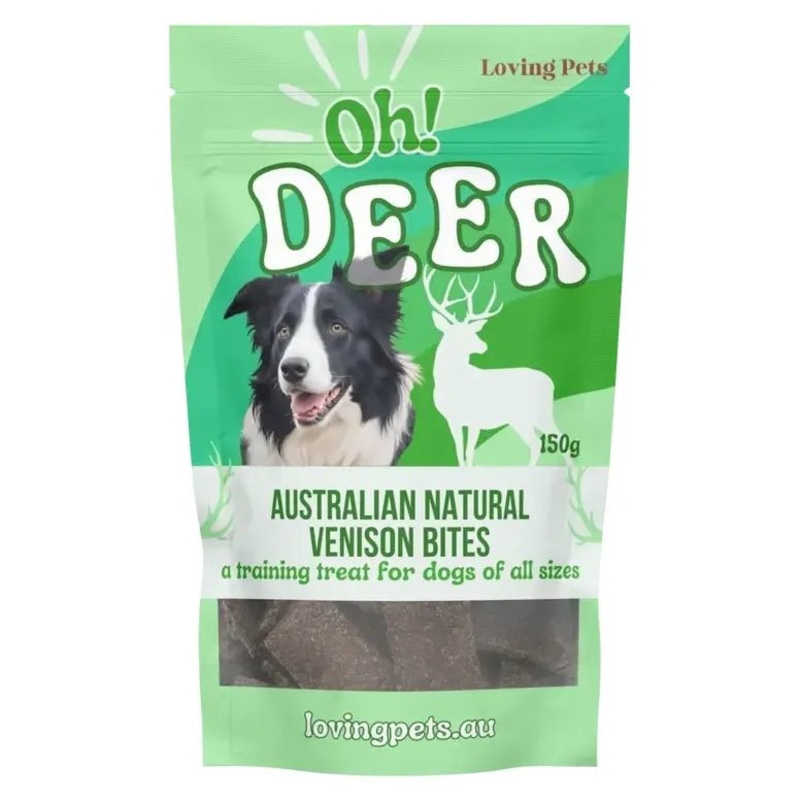 Loving Pets Australia Oh Deer Venison Bites Dog Treats 5.29 oz