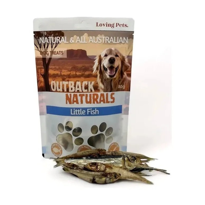 Loving Pets Australia Whole Little Fish Dog & Cat Treats 5.64 oz