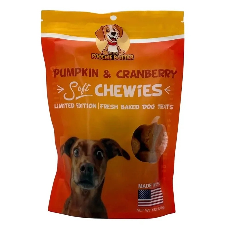 Poochie Butter Dilly’s Pumpkin Soft & Chewy Dog Treats 12oz