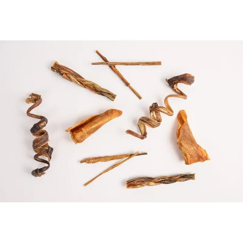 Pork Dog Treats Variety Pack for Happy Pets