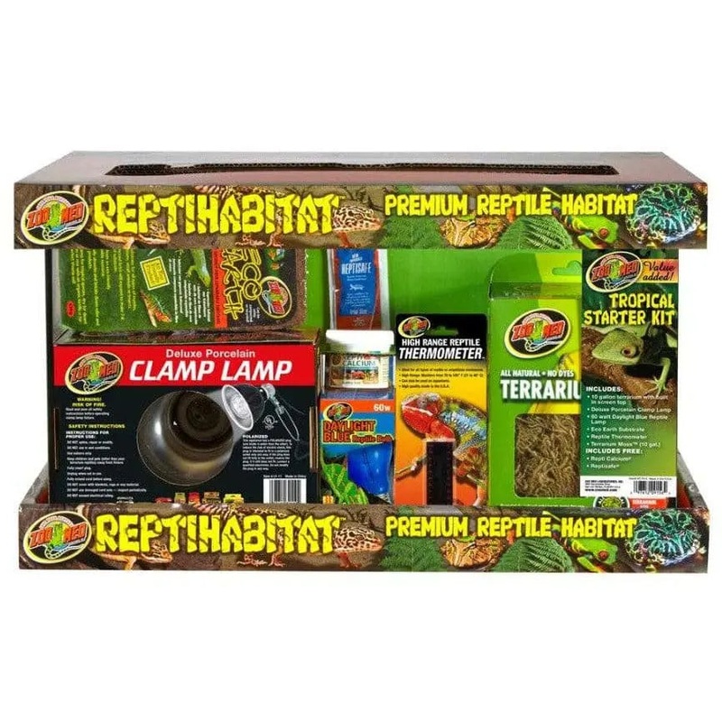 Zoo Med ReptiHabitat Tropical Starter Kit