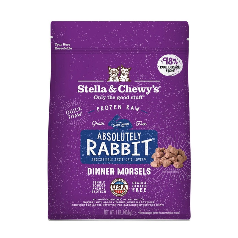 Absolutely Rabbit Frozen Raw Dinner Morsels
