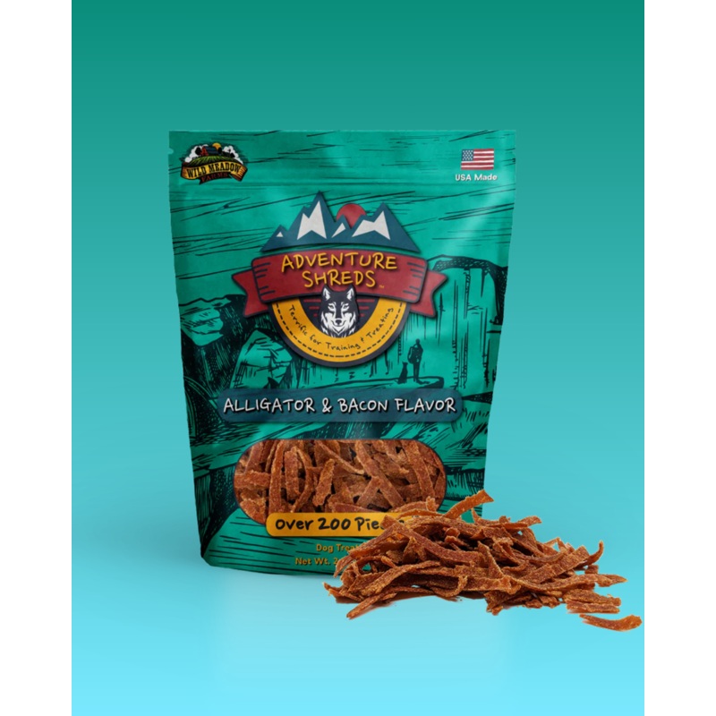 Adventure Shreds Alligator Dog Treat (Made in the USA)