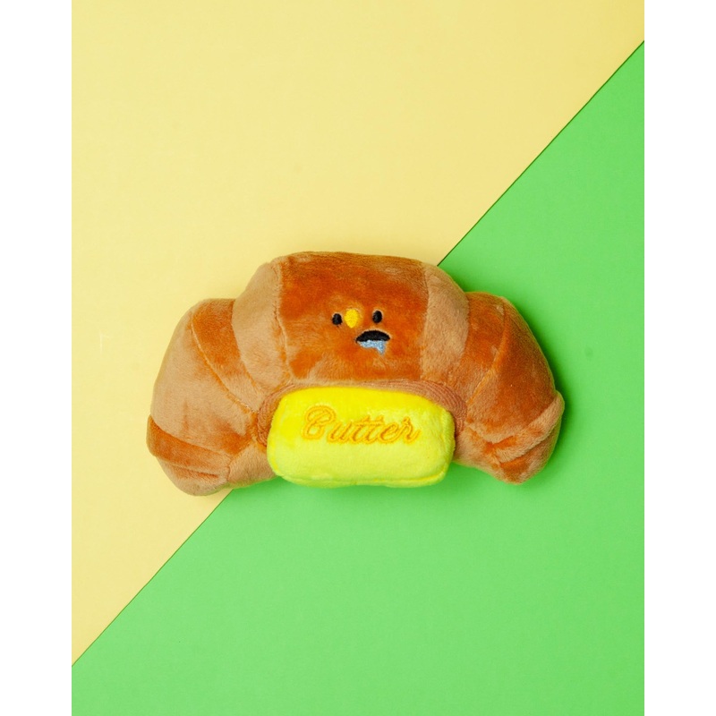 Buttered Croissant Nosework Dog Toy