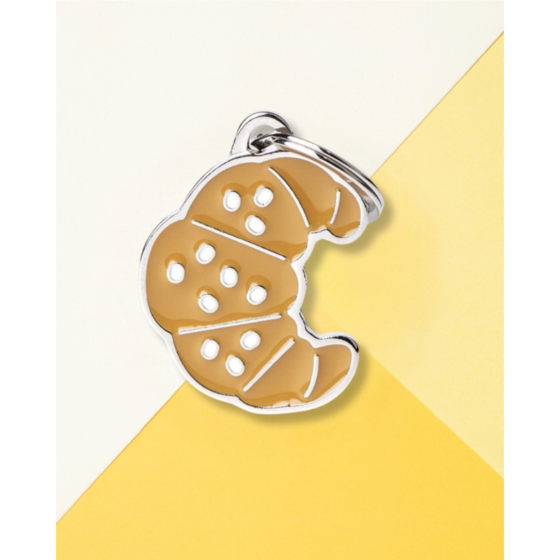 J’Adore Croissants Custom Pet ID Tag