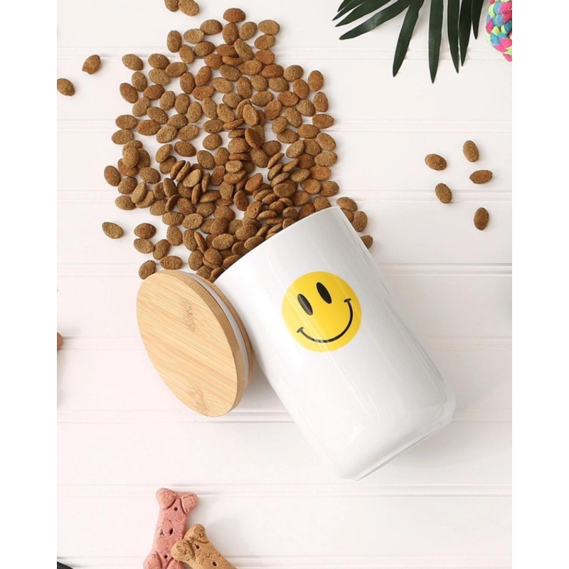 Let’s Get Happy Smiley Face Treat Jar