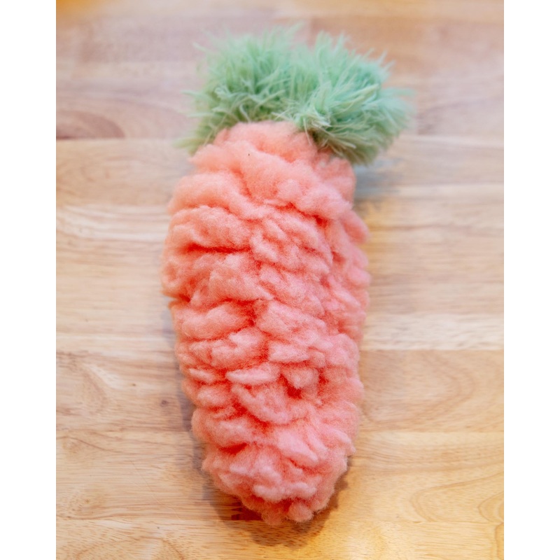 Mr. Garret Carrot Plush Dog Toy (FINAL SALE)