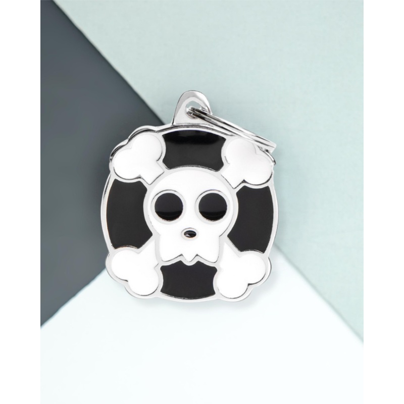 (Not So Scary) Skull Custom Pet ID Tag