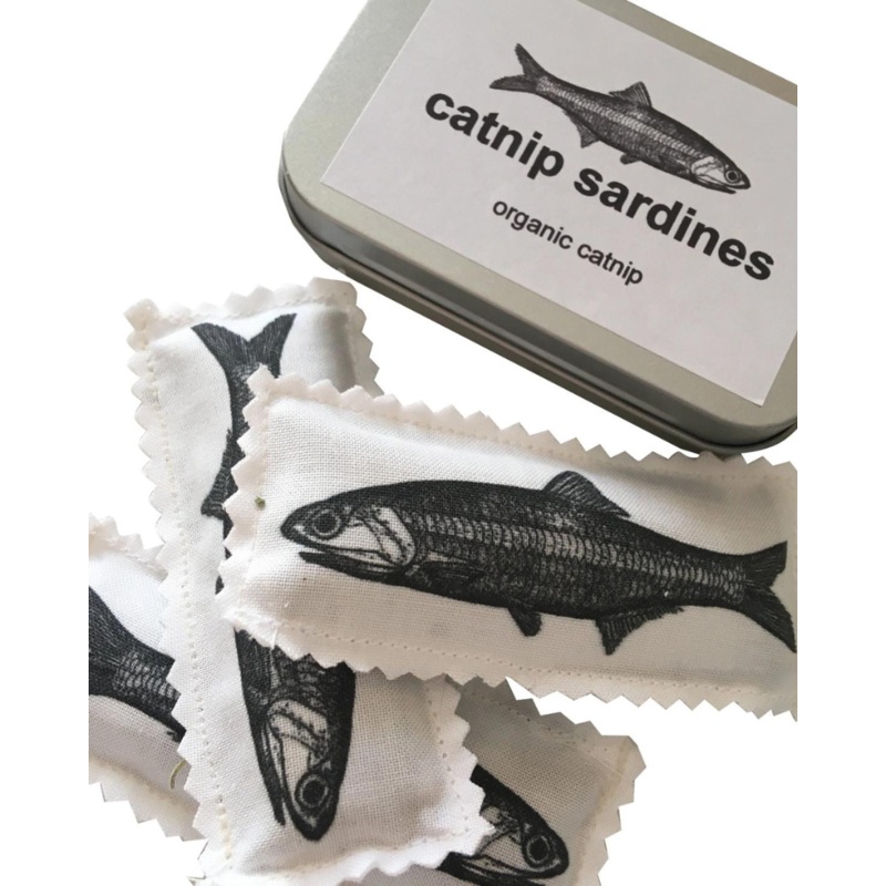Organic Catnip Sardines Toy