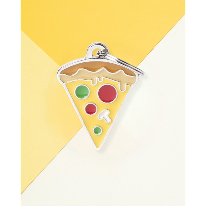 Pupper Pizza Custom Pet ID Tag
