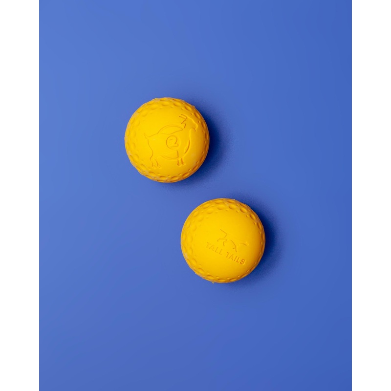 Rubber Floating Dog Ball Toy|Small (Yellow)|Medium (Orange)|Large (Purple)