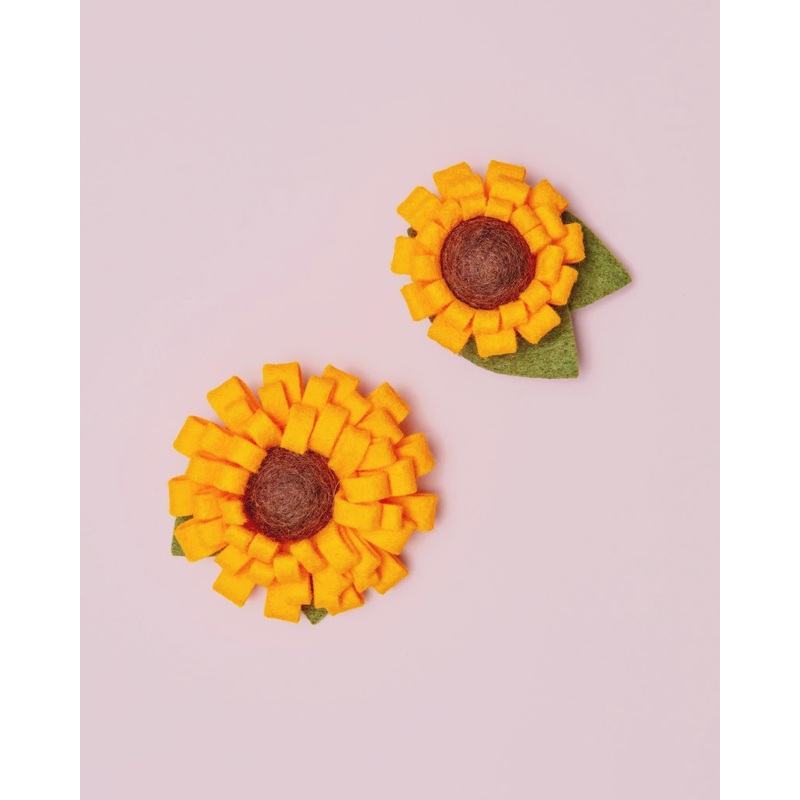 Dog Collar Sunflower (Made in the USA)