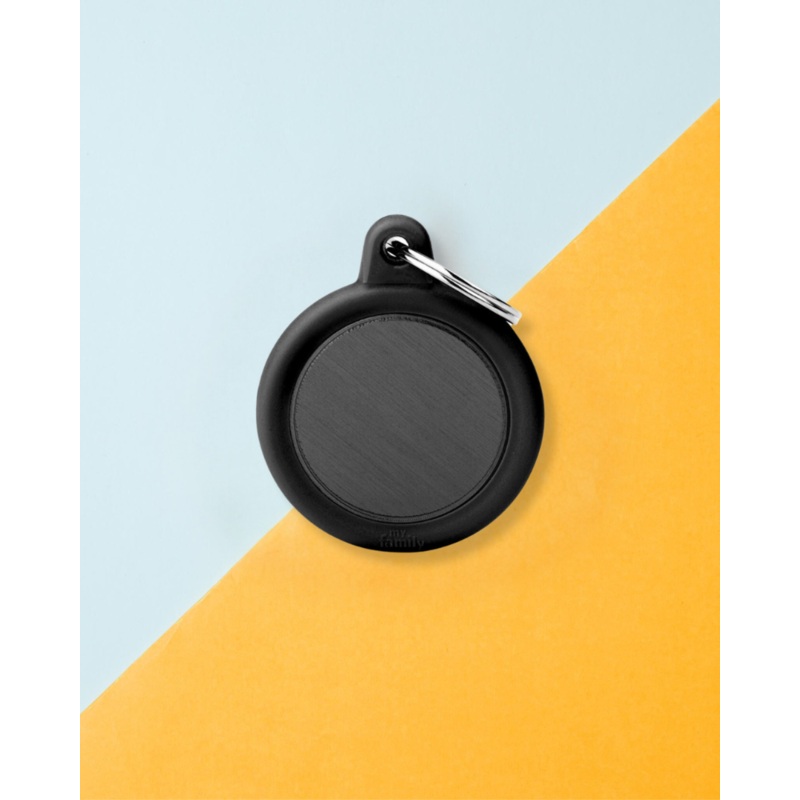 Hushtag Circle Custom Pet ID Tag