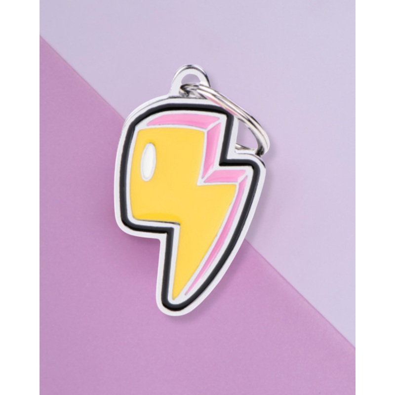 Lightning Bolt Custom Pet ID Tag
