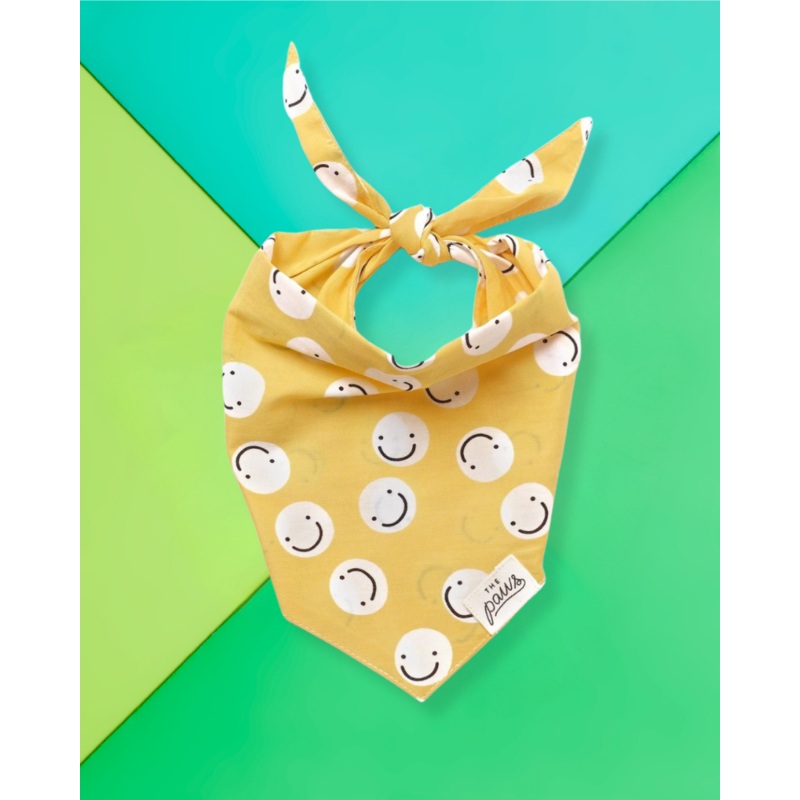 Smiley Friends Dog Bandana (FINAL SALE)