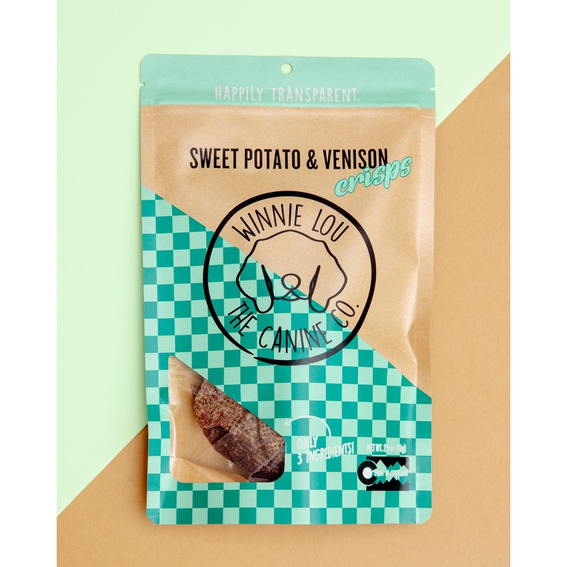 Sweet Potato & Venison Crisp Dog Treats