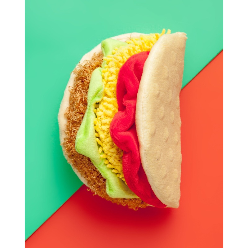 Taco Tuesday Crinkle & Squeaky Dog Toy