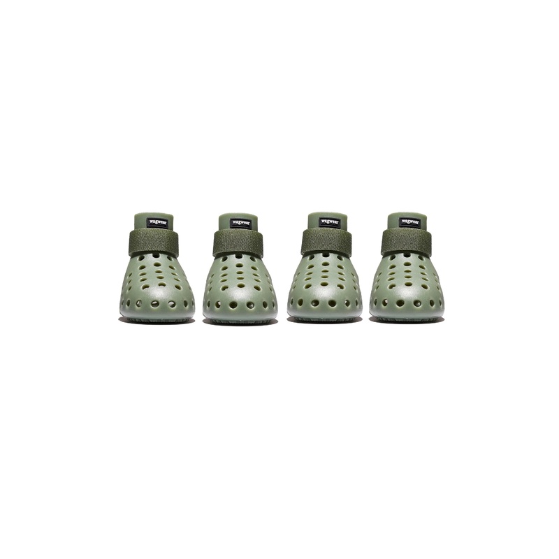 WagWellies Mojave Dog Boots in Sage, or Sand