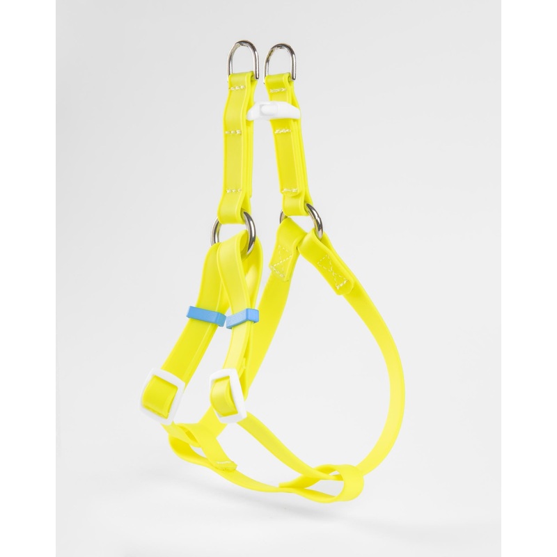 A Walk in the Park Waterproof Dog Harness in Neon Yellow (Made in the USA)