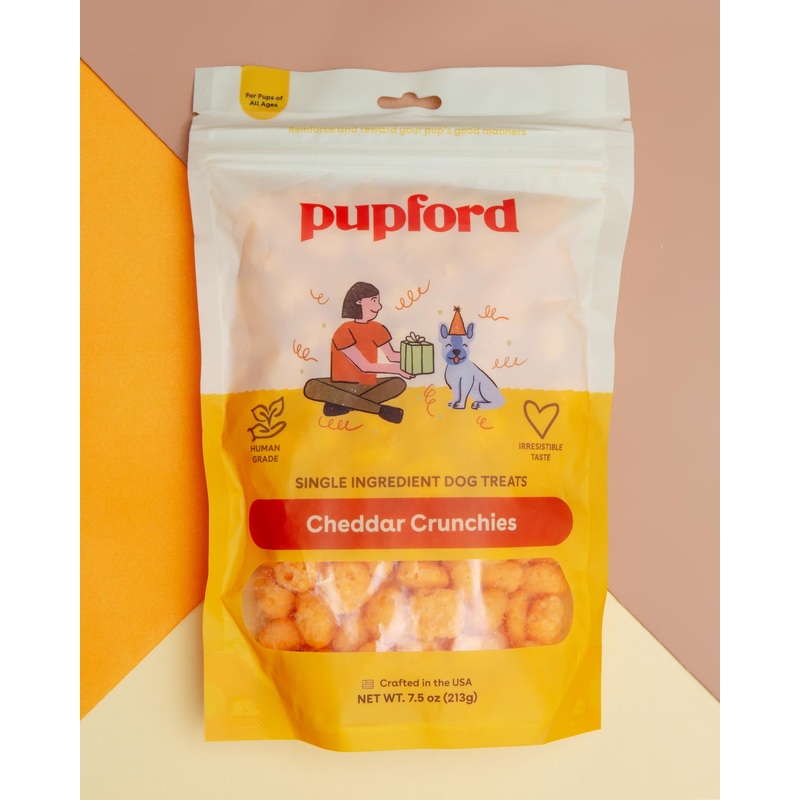 Cheddar Cheese Crunchies Dog Treats