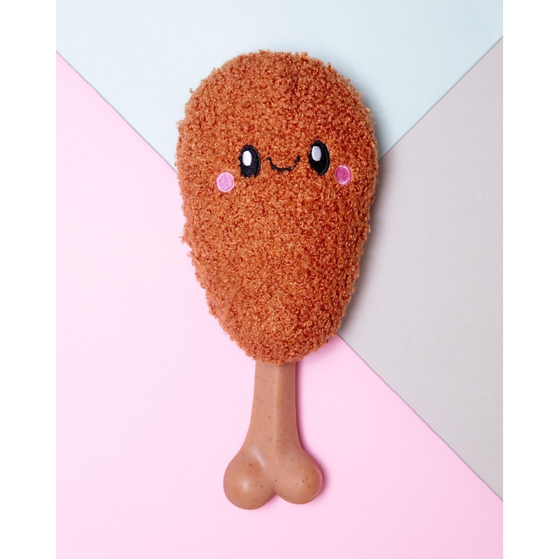 Chicken Bone 2-in-1 Dog Toy