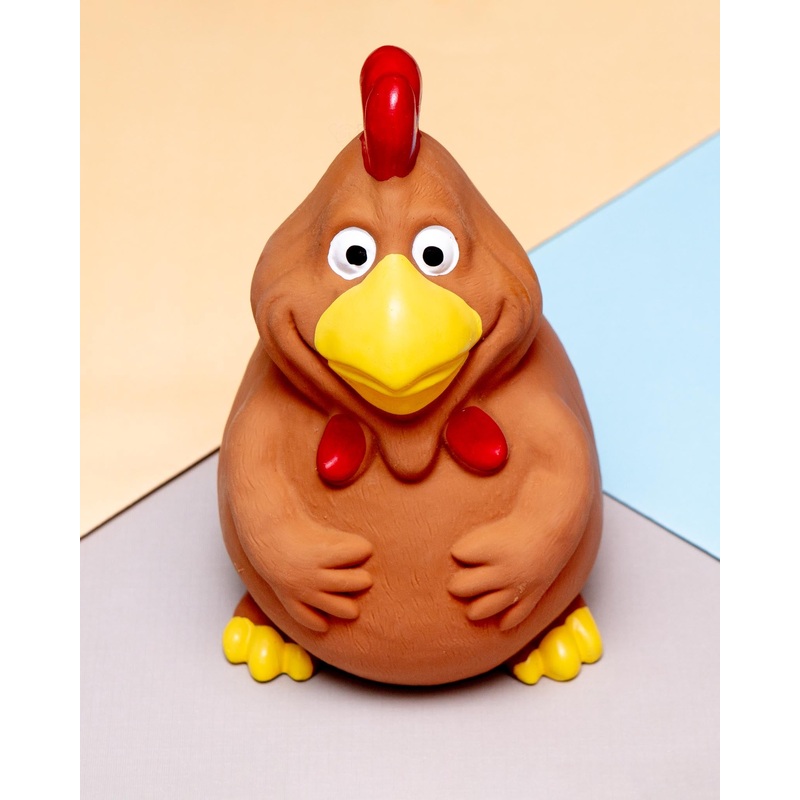 Chicken Latex Squeaker Dog Toy