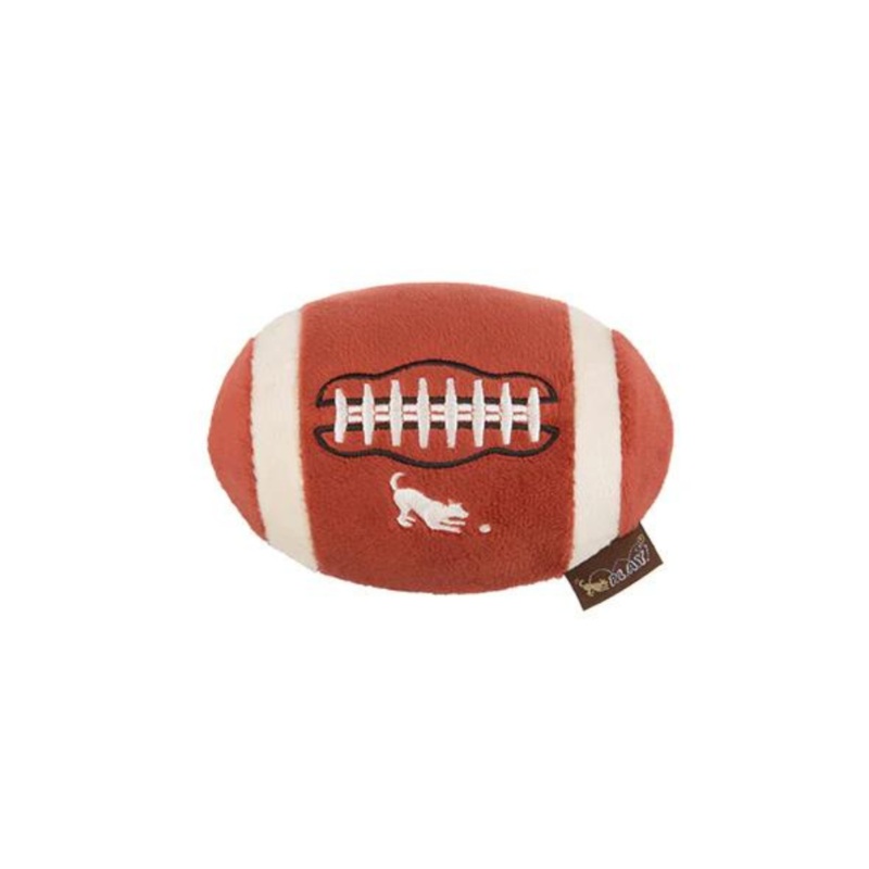 Fido’s Football Squeaky Plush Dog Toy
