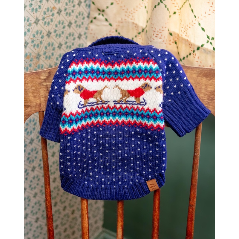 Gray Malin x TFG Hit the Slopes Dog Sweater (FINAL SALE)