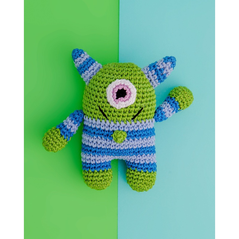 Monster Organic Knit Dog Toy