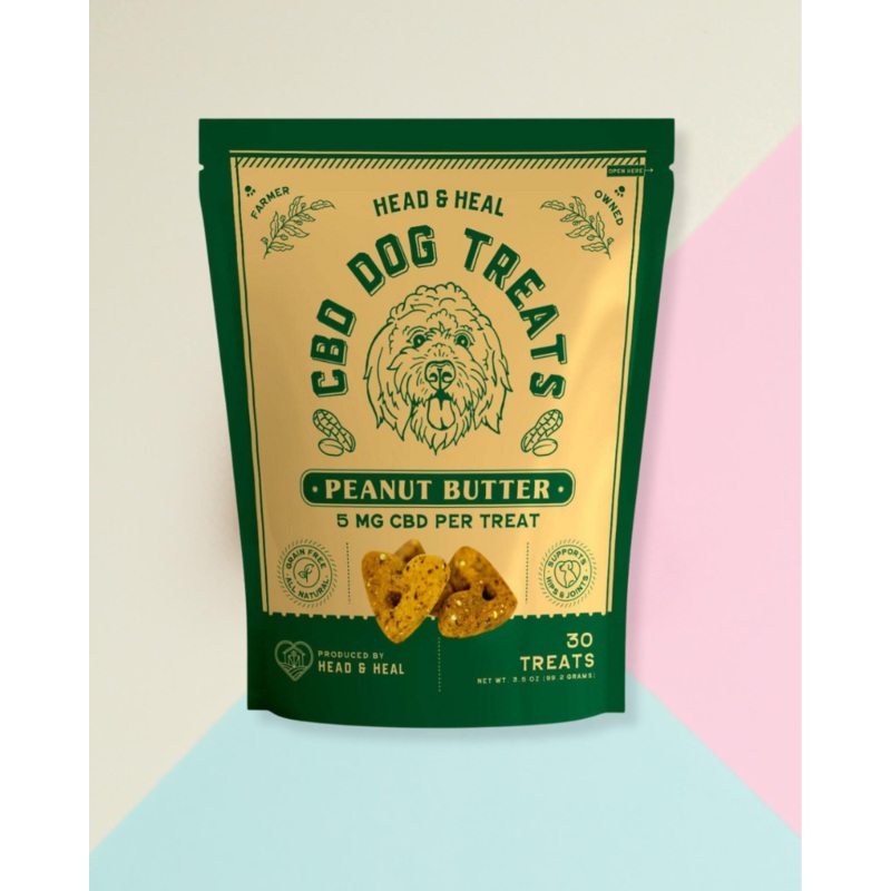 Peanut Butter CBD Dog Treats (5mg)