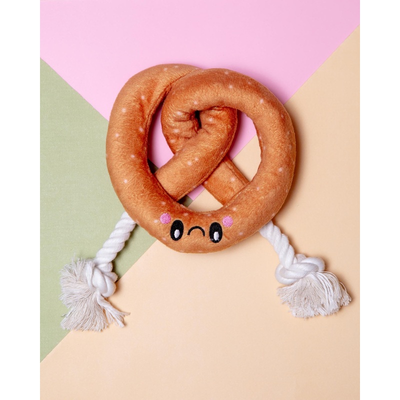 Pretzel Rope Tug Dog Toy