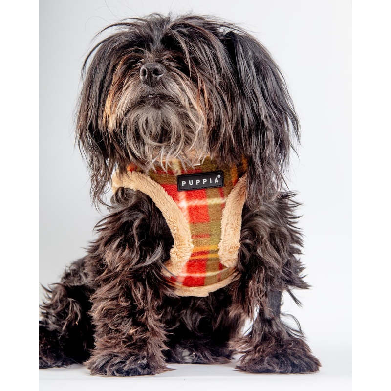 Soft Fleece Step-In Dog Harness In Plaid (FINAL SALE)