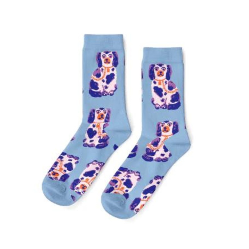 Staffordshire Dogs Crew Socks (Womens 5-10)