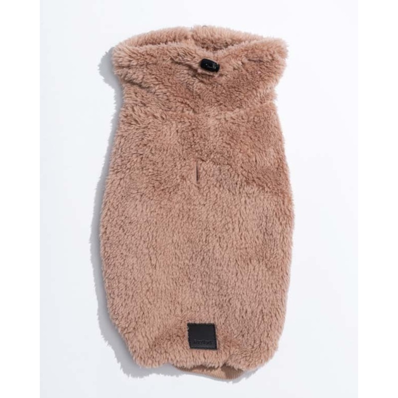 Turtle Teddy Dog Fleece in Chai