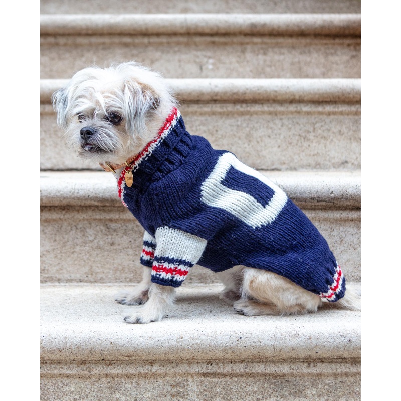 Varsity Wool Dog Sweater (FINAL SALE)