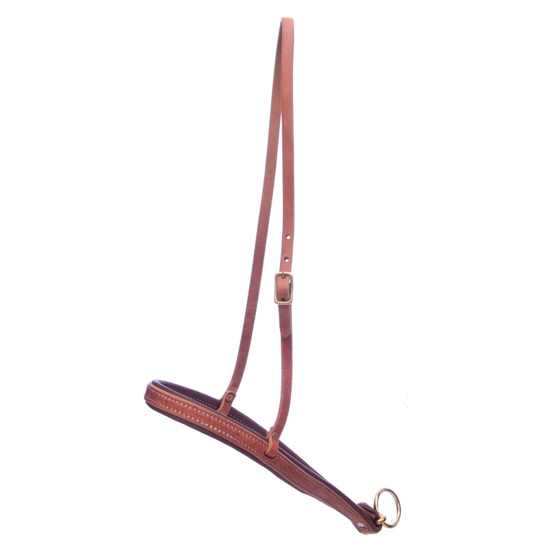 Berlin Leather Harness Leather Noseband for Horses