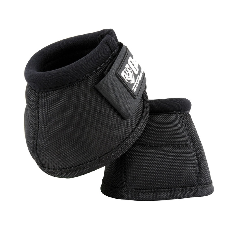 Cashel No-Turn Bell Boots, Black, Pair