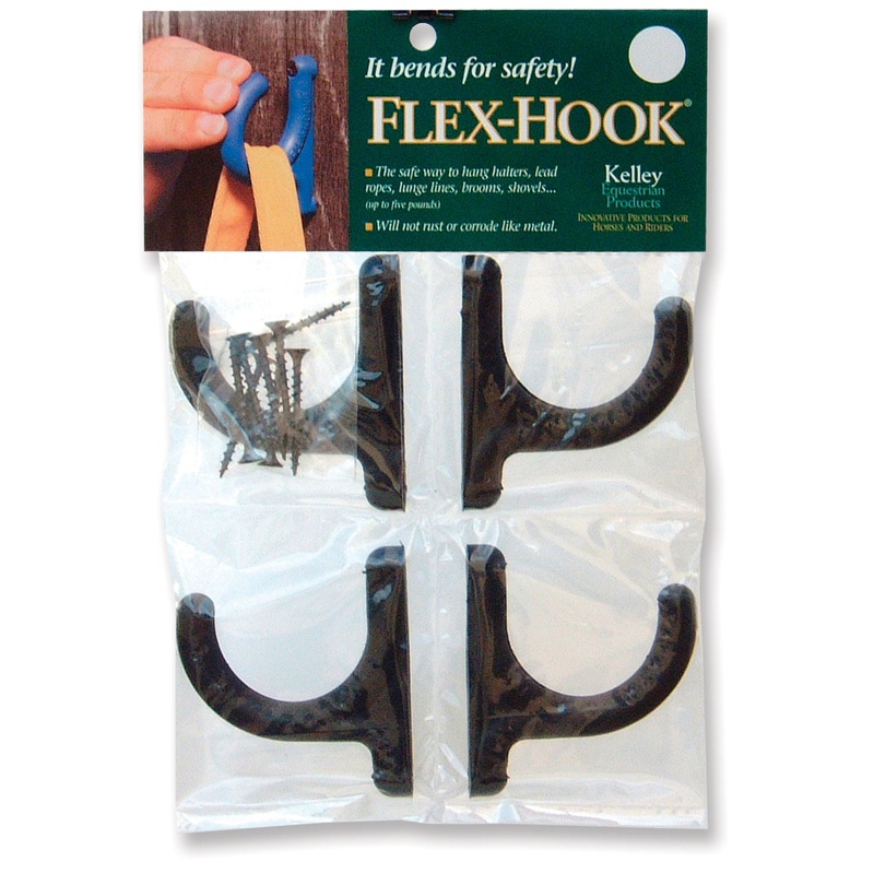 Kelly Flex-Hook, 4-pack|Black