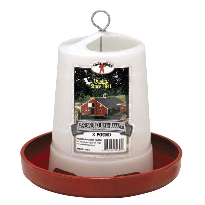 Little Giant Plastic Hanging Chicken Feeders