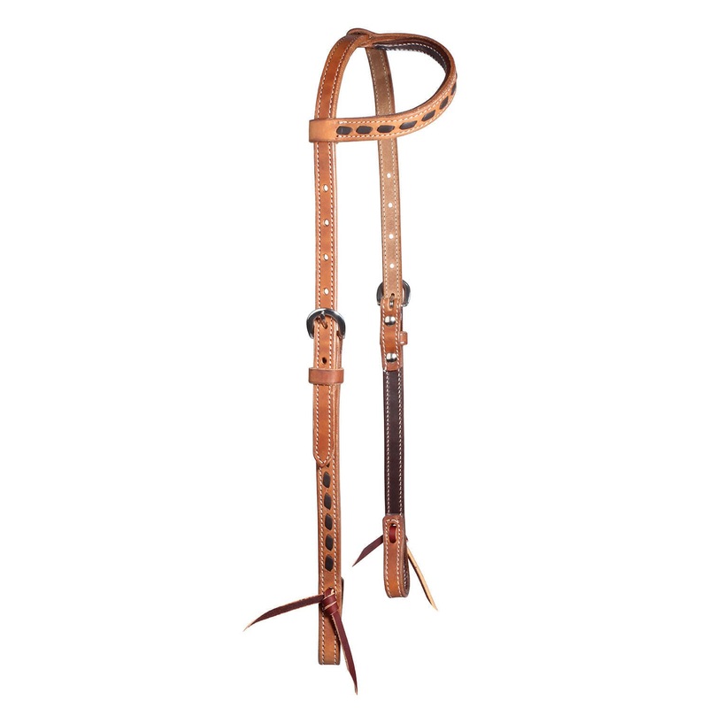 Professional’s Choice Buckstitch Harness Leather One Ear Headstall